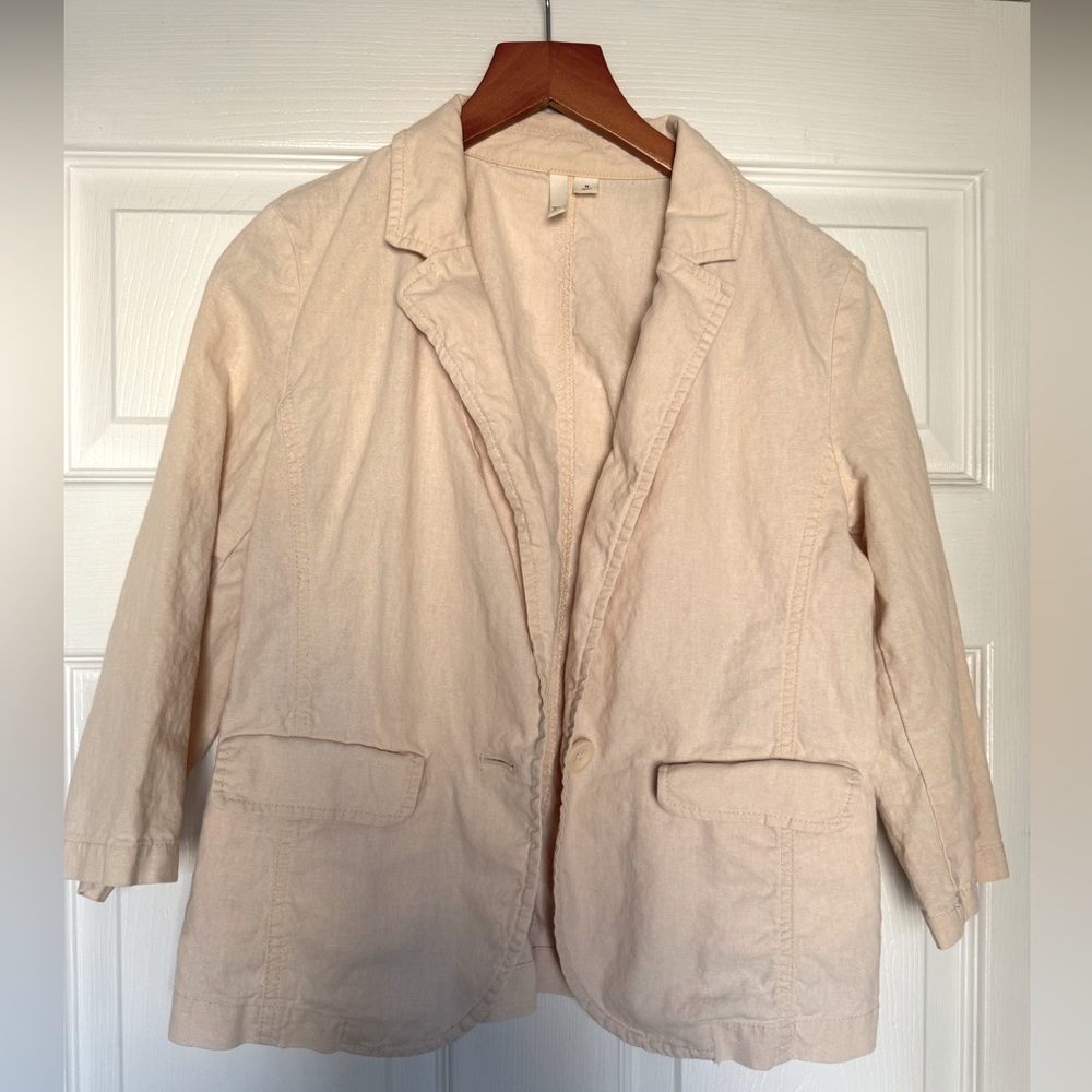 Nordstrom B.P. Frenchi Pink Chambray Blazer